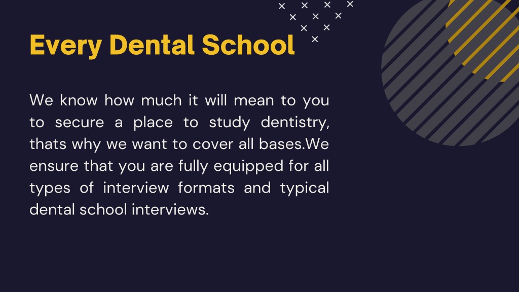 PPT Dental School Requirement I Want To Be A Dentist PowerPoint