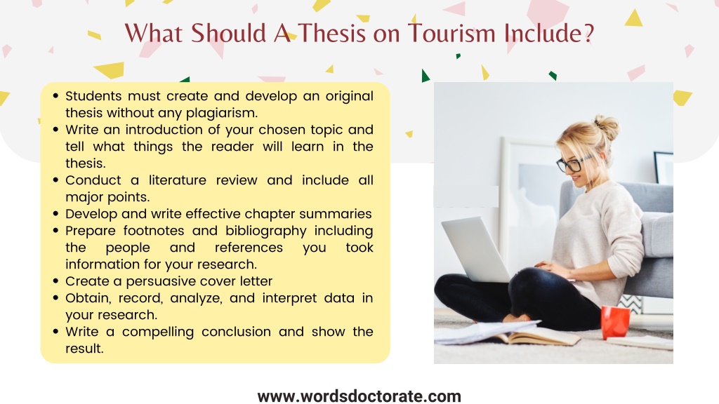 tourism students thesis