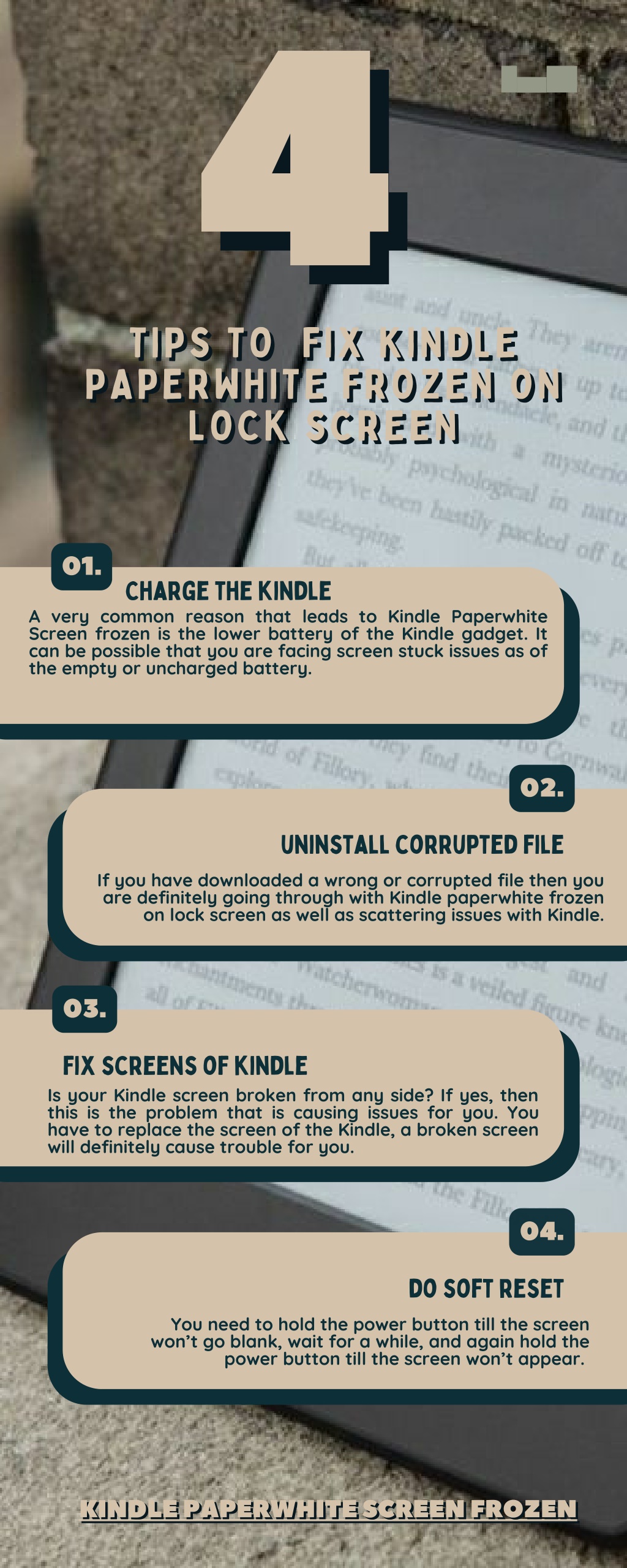 PPT - 4 Tips to Fix Kindle Paperwhite Frozen on Lock Screen PowerPoint