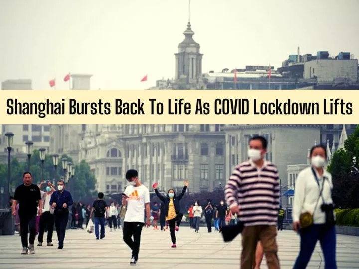 shanghai bursts back to life as covid lockdown lifts n.