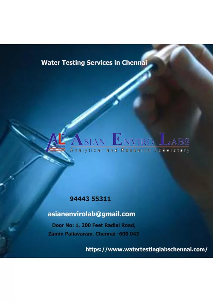 PPT Water Testing Services in Chennai PowerPoint Presentation, free download ID11380732
