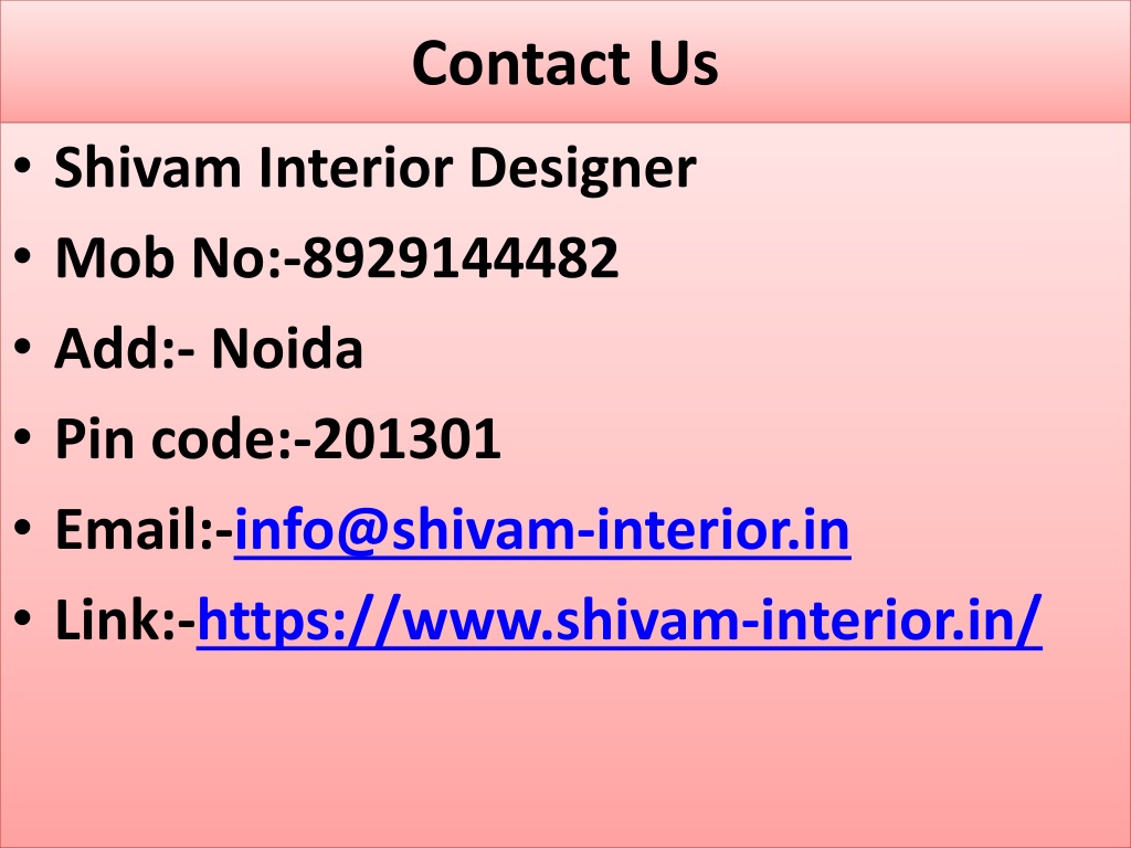 PPT Interior Services Gaur City Interior Design Services Noida