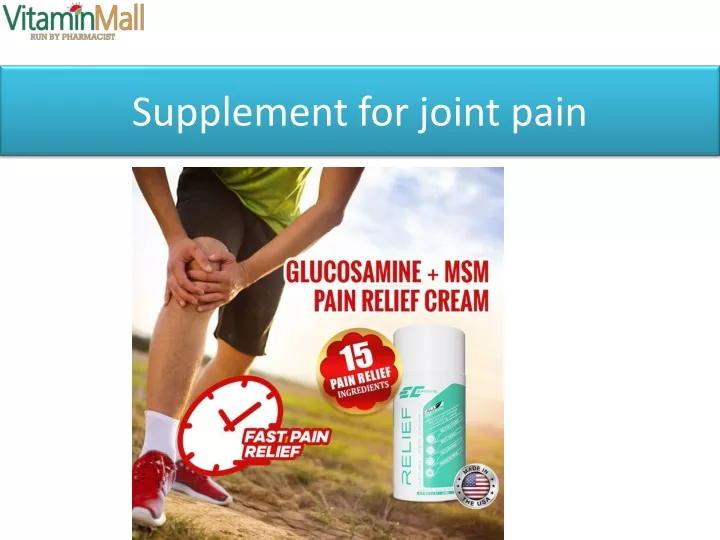 PPT Supplement for joint pain PowerPoint Presentation, free download
