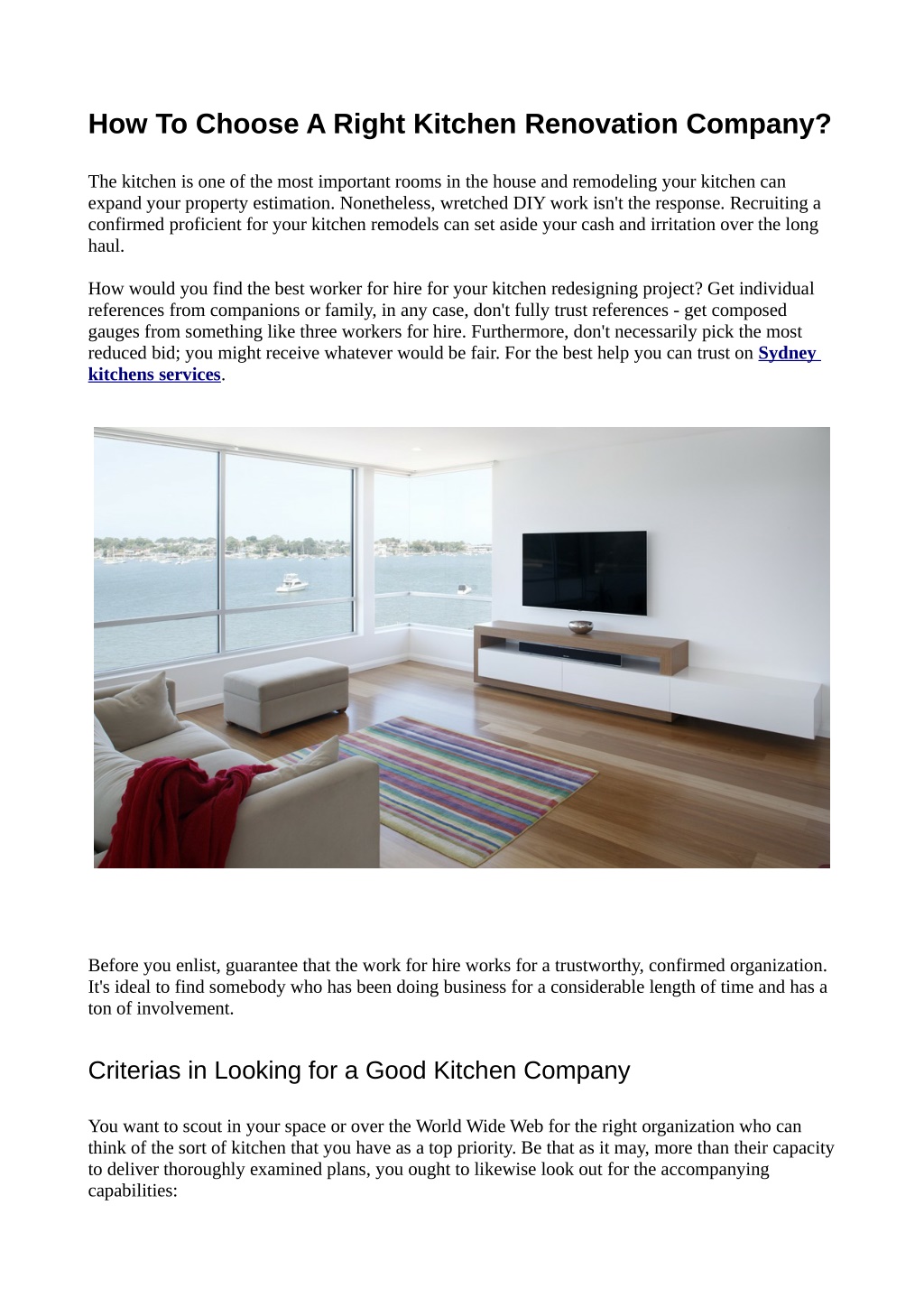 PPT - How To Choose A Right Kitchen Renovation Company? PowerPoint ...