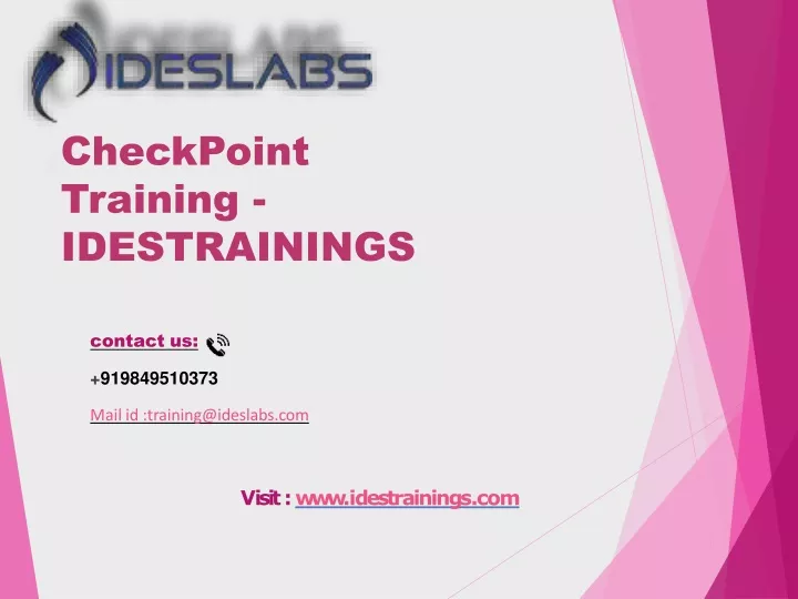 PPT Checkpoint Training PDF PowerPoint Presentation Free Download 