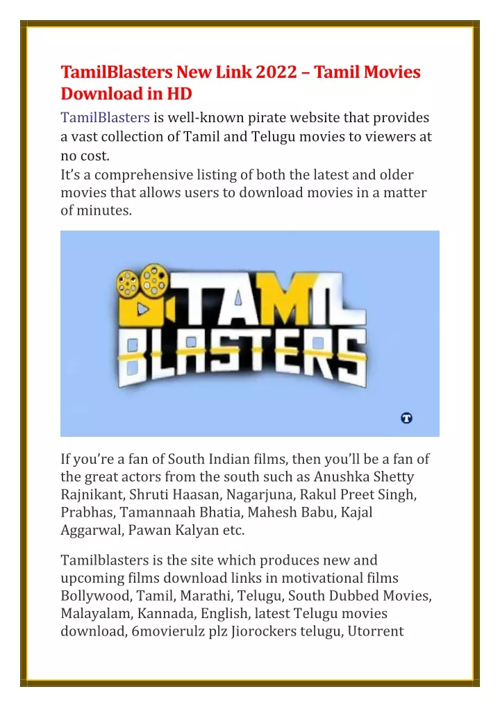 tamilblasters