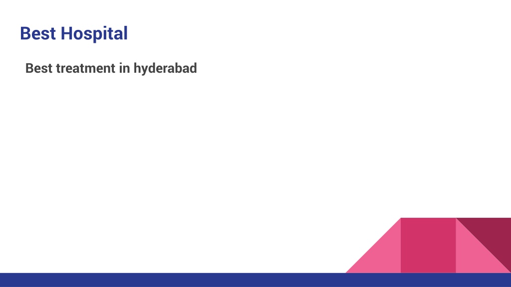 PPT - Best Hospital in Hyderabad PowerPoint Presentation, free download ...
