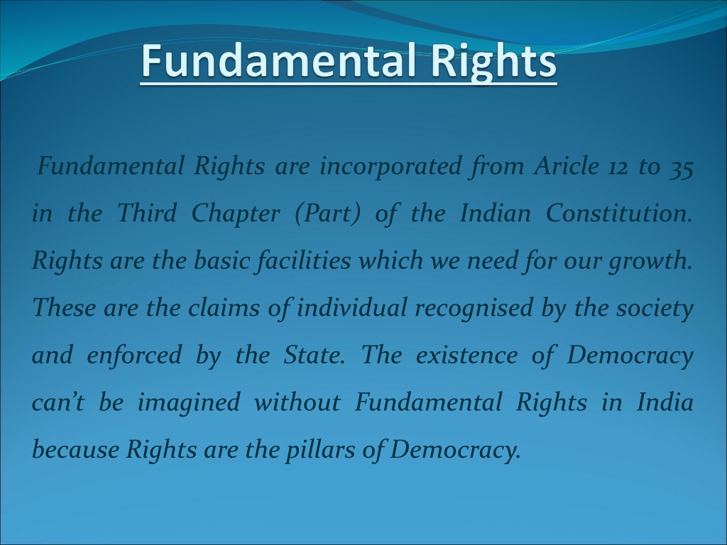 PPT - Fundamental_Rights PowerPoint Presentation, free download - ID ...