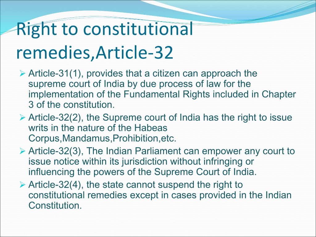 PPT - Fundamental_Rights PowerPoint Presentation, Free Download - ID ...