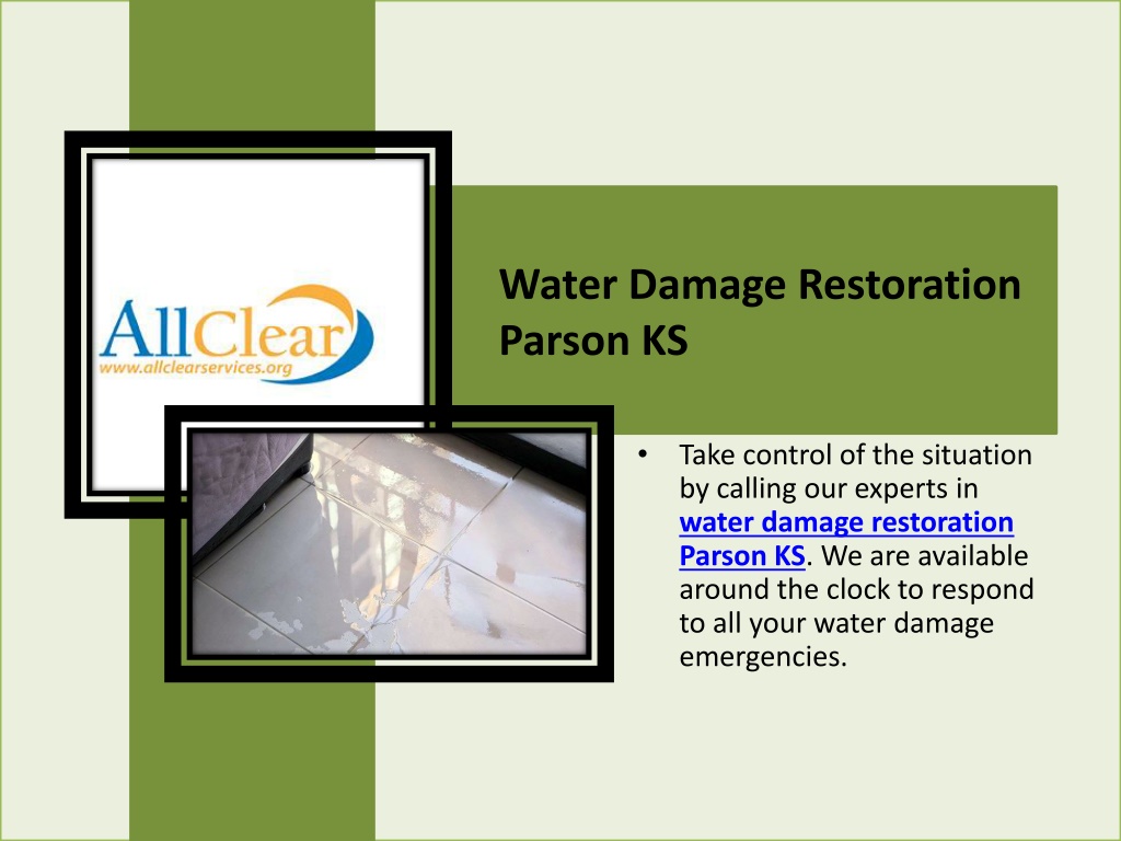 PPT - Water Damage Cleanup Parson KS PowerPoint Presentation, free ...