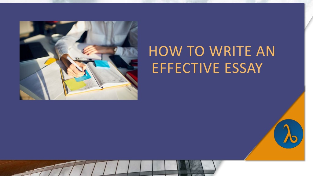 how to write an effective essay ppt