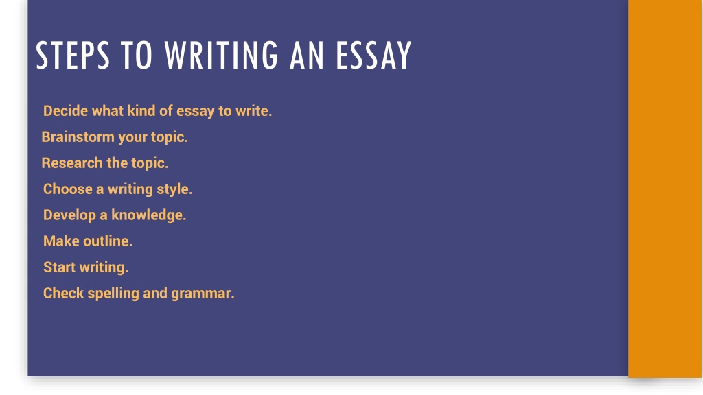 how to write an effective essay ppt