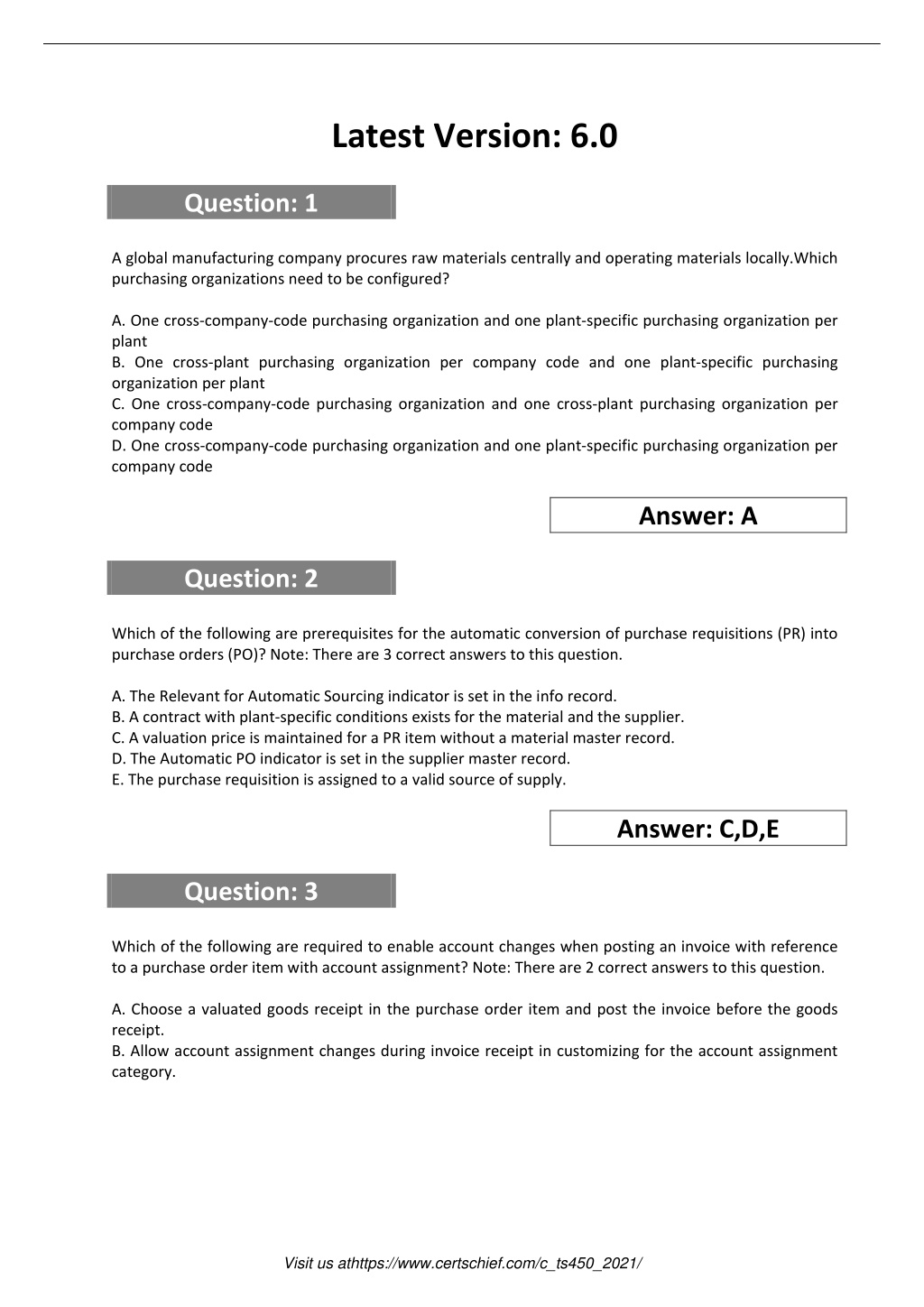 C-TS450-2021 Prüfungsfragen