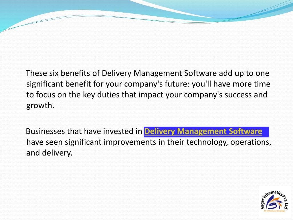 Ppt - What Is Delivery Management Software Powerpoint Presentation 