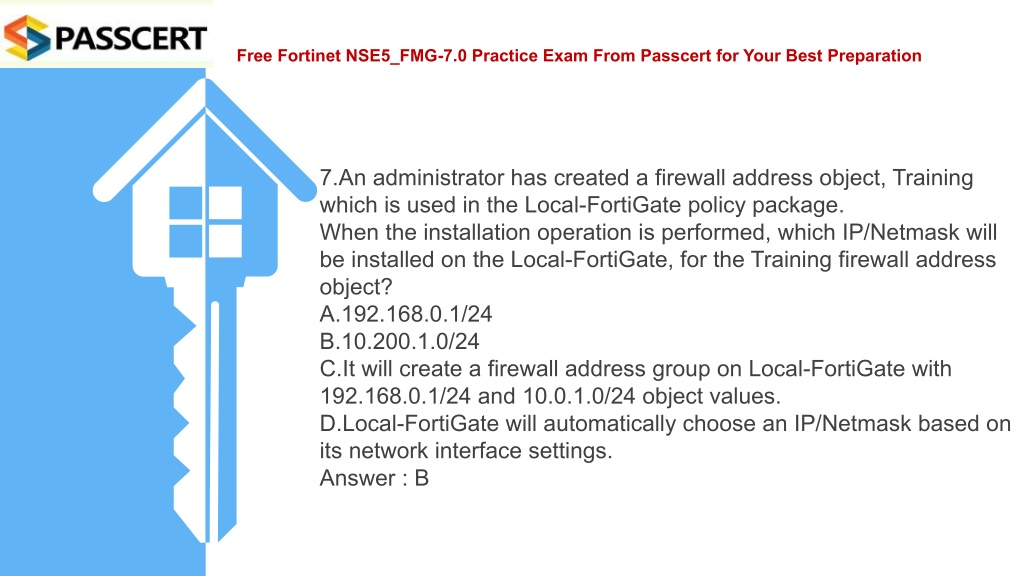 Exam NSE5_FMG-7.0 Overview