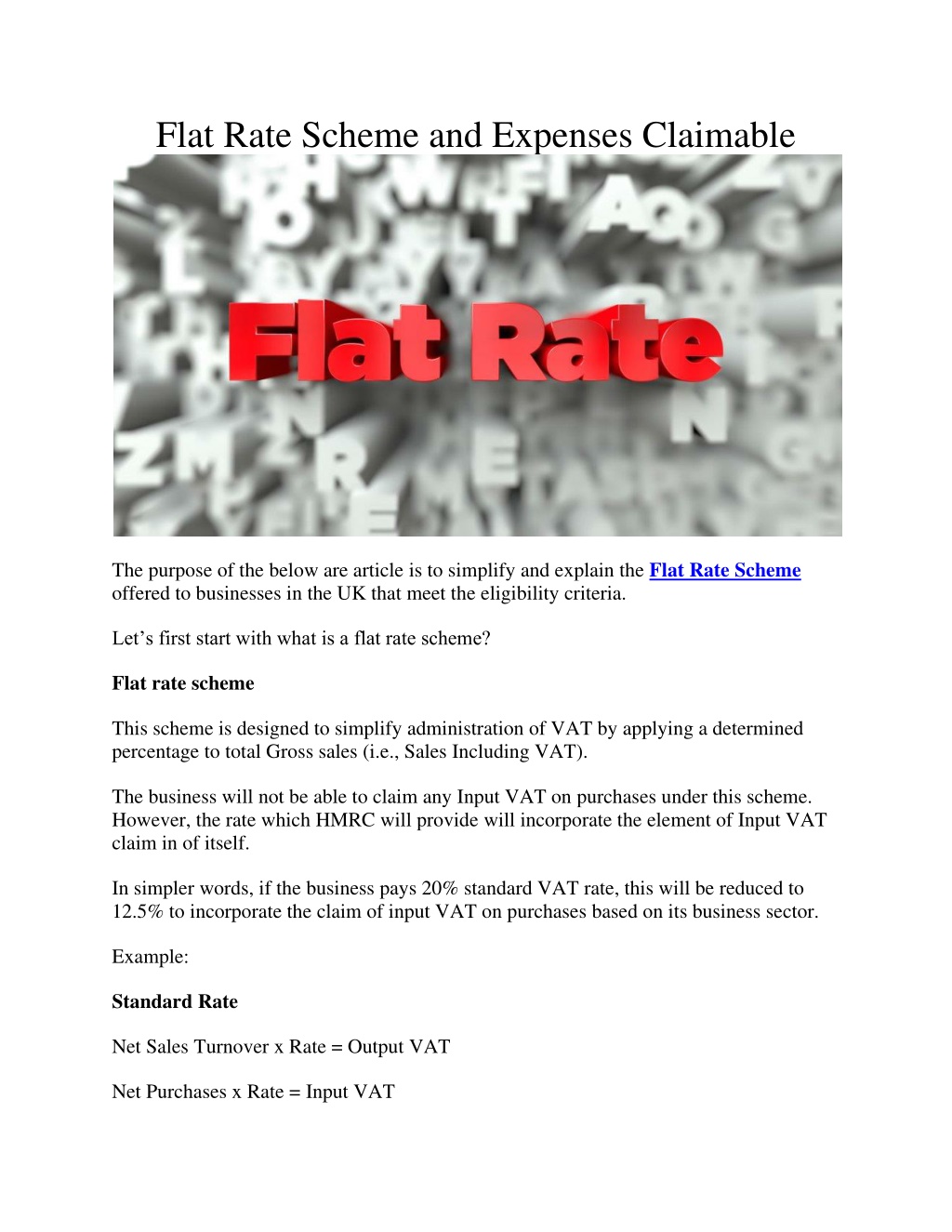 ppt-flat-rate-scheme-and-expenses-claimable-powerpoint-presentation