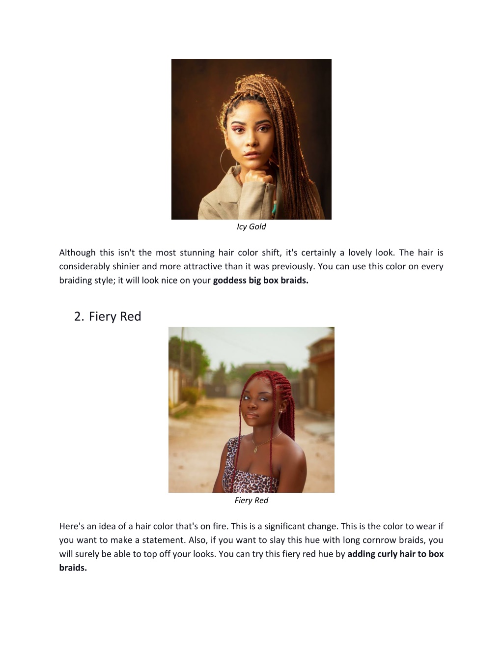 PPT - Slay Your Braids With These Showstopping Hair Colors PowerPoint ...