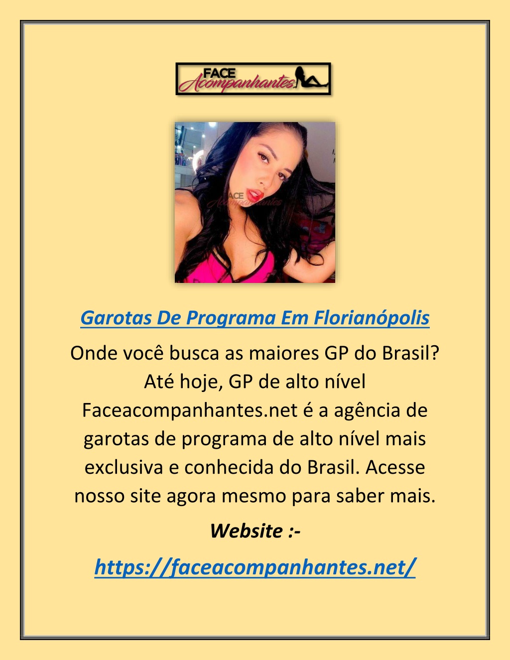 PPT - Garotas De Programa Em Florianópolis | Faceacompanhantes.net  PowerPoint Presentation - ID:11395815