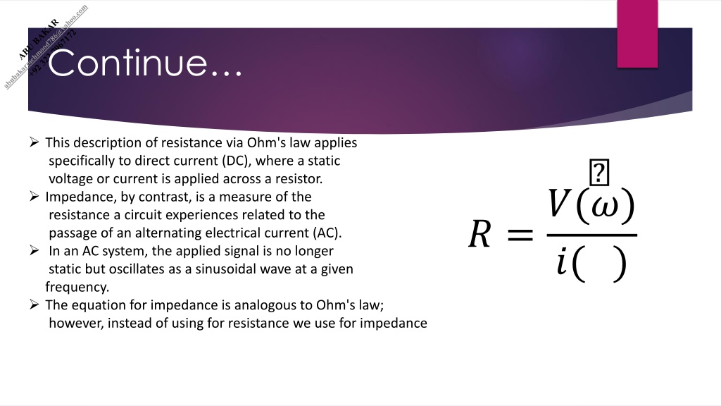 Ppt Electrochemical Impedance Spectroscopy Eis Powerpoint