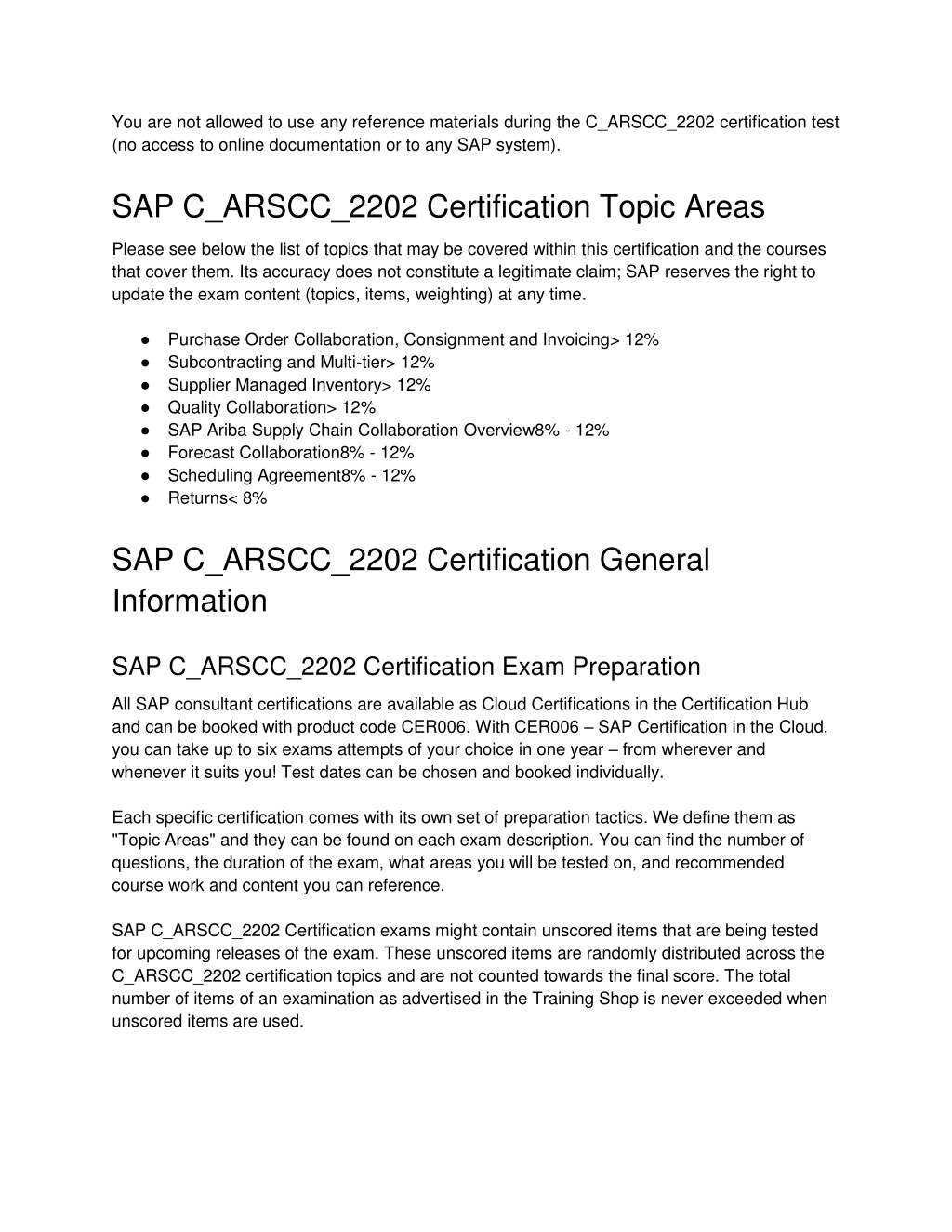 PPT - SAP C_ARSCC_2202 Certification Description PowerPoint Sns-Brigh10