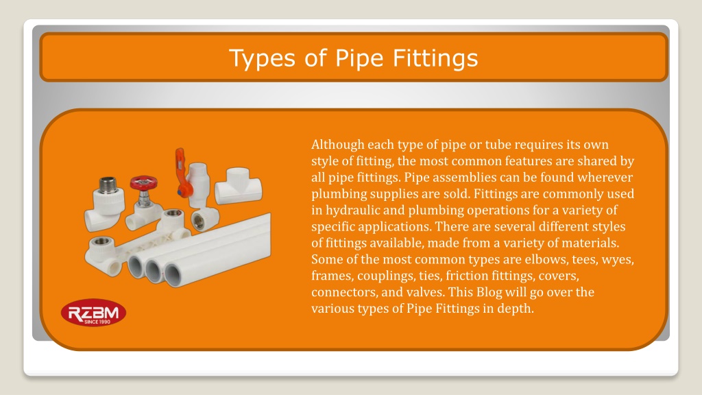 PPT - What Are The Different Types Of Pipe Fittings PowerPoint ...