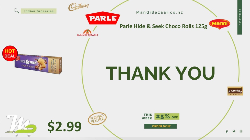 PPT - Parle Hide & Seek Choco Rolls 125g - Indian Groceries In New ...