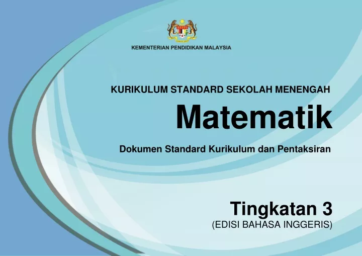 PPT - DSKP KSSM Mathematics Form 3 v2 PowerPoint Presentation, free ...