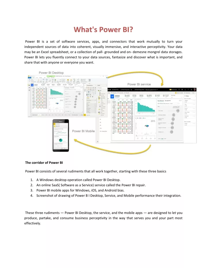 what is power bi powerpoint presentation