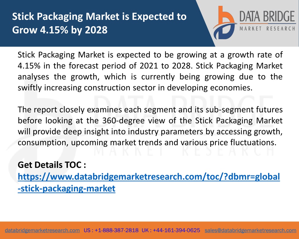 PPT - Stick Packaging Market Global Opportunity, Analysis and Industry ...