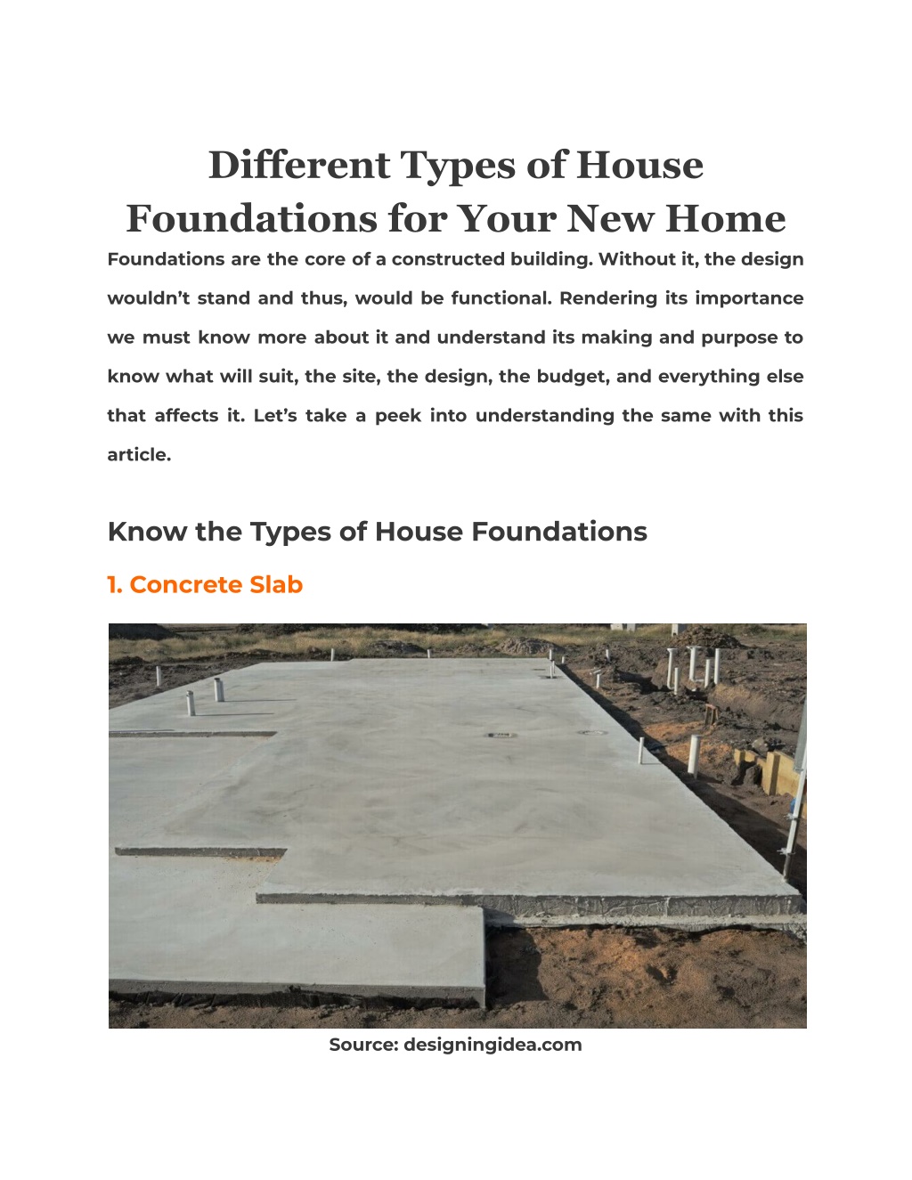 PPT - Different Types Of House Foundations For Your New Home PowerPoint ...