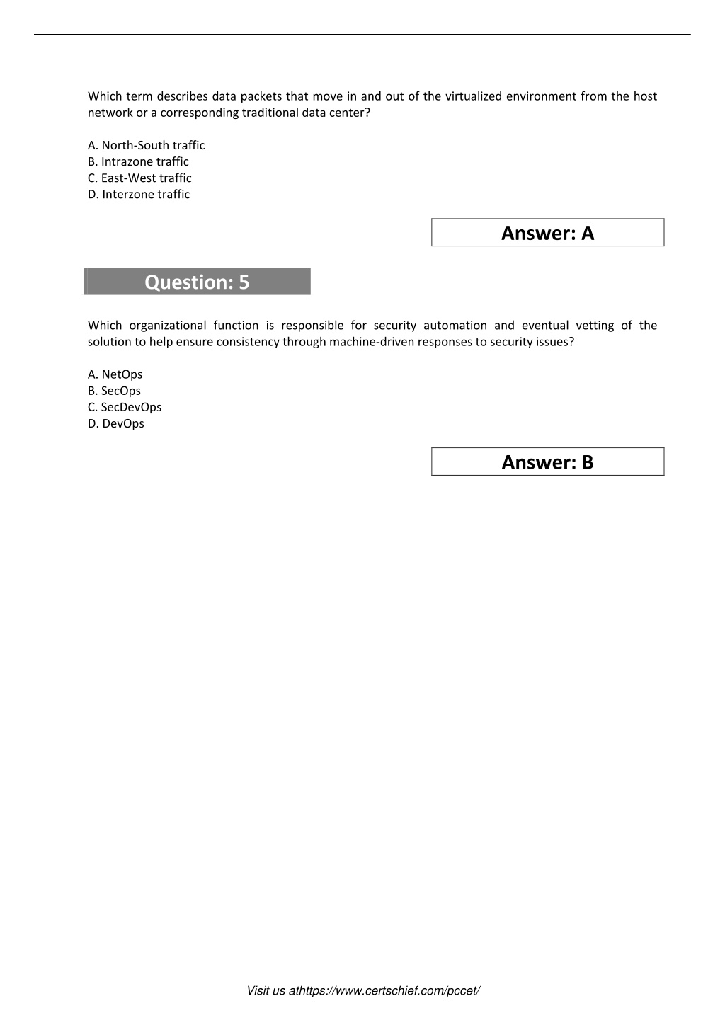 PCCET Exam Vce Format