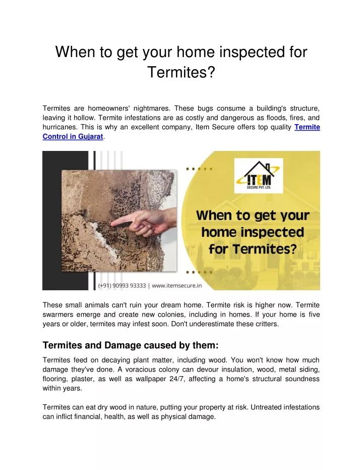 ppt-when-to-get-your-home-inspected-for-termites-powerpoint