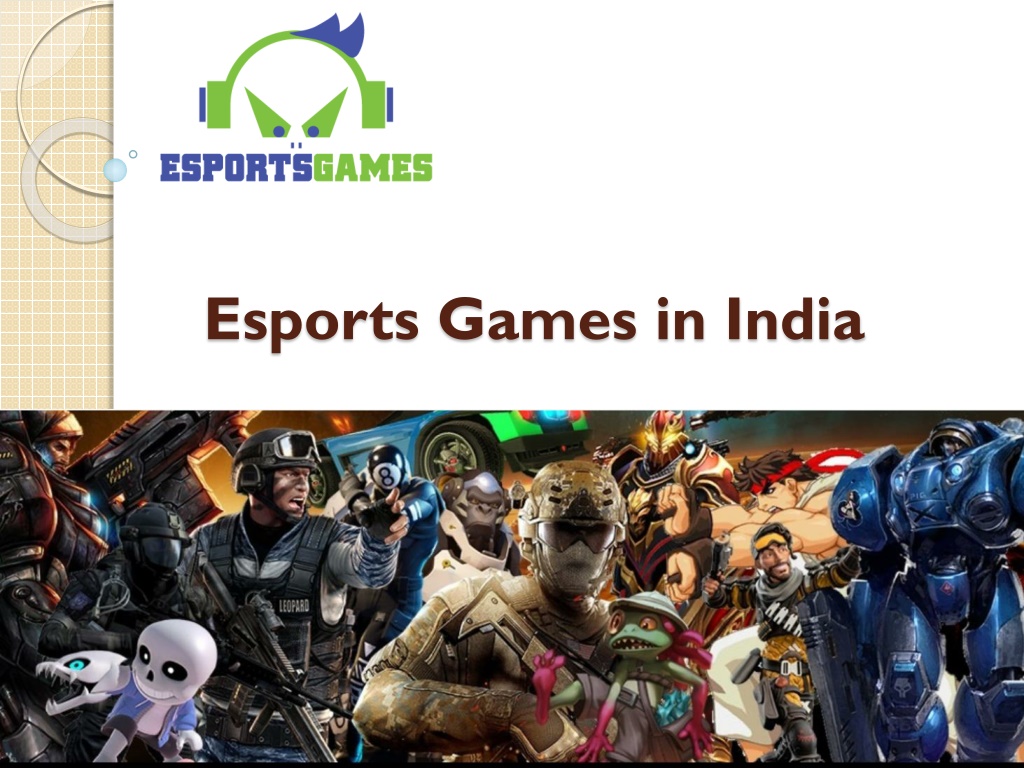 PPT Esports Games in India PowerPoint Presentation, free download