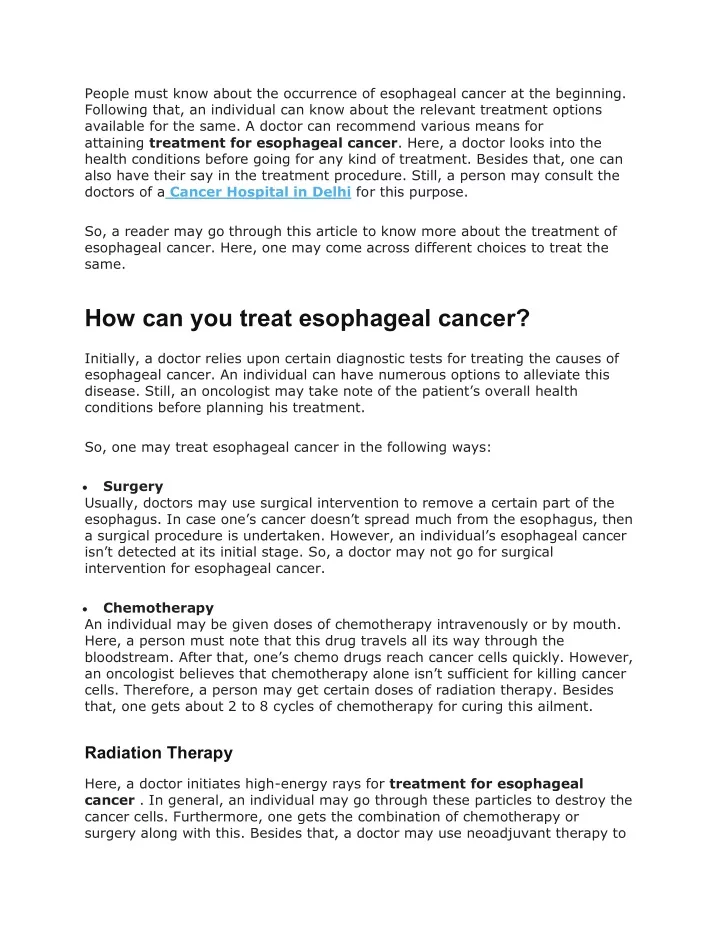 ppt-what-is-the-treatment-for-esophageal-cancer-powerpoint