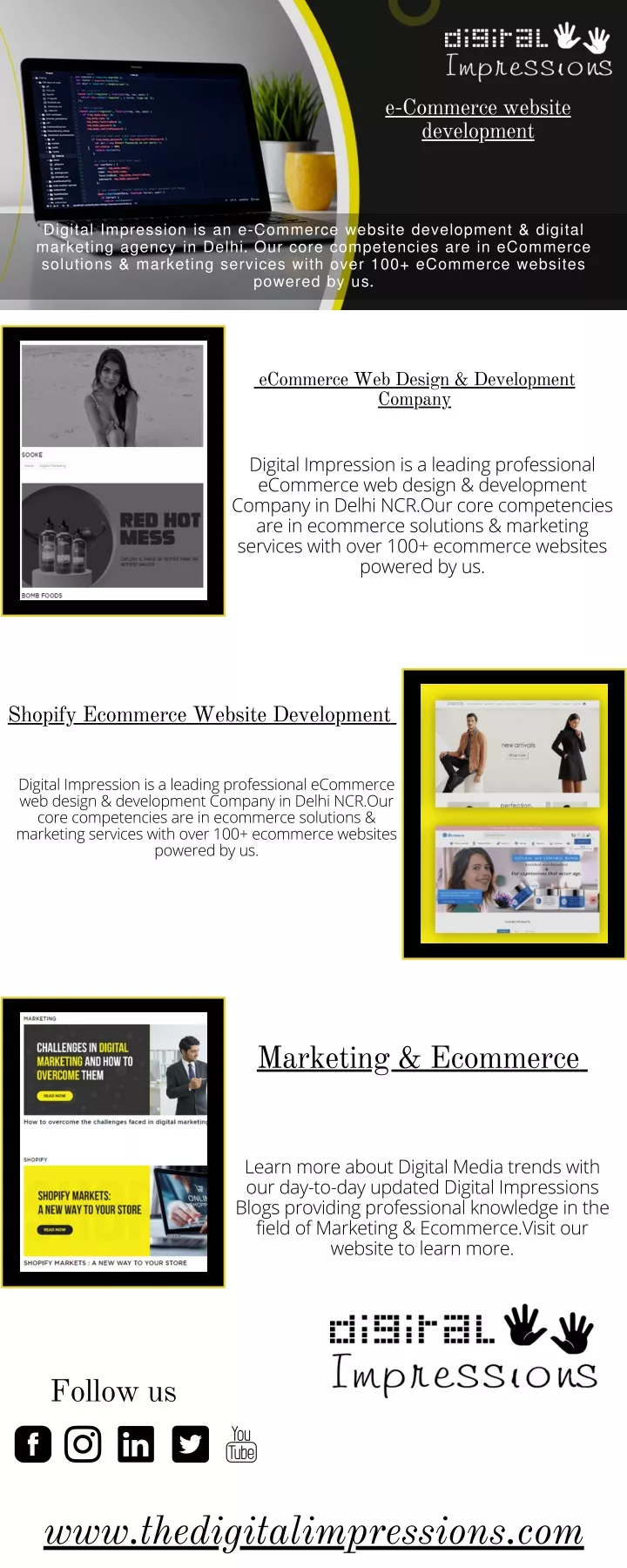 PPT Ecommerce Website Development The Digital Impressions 