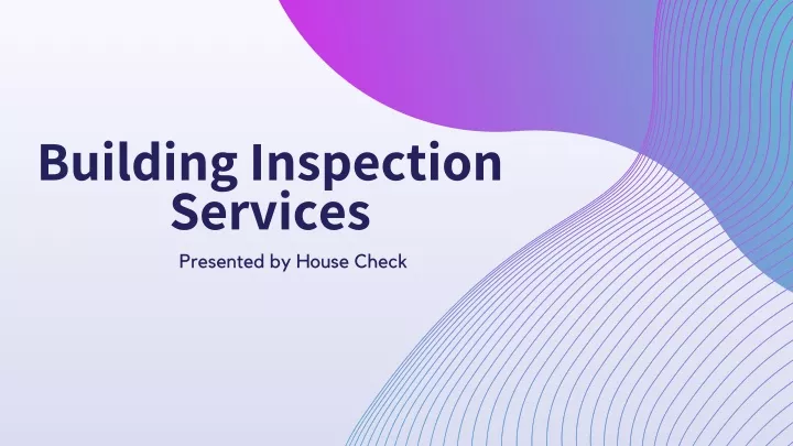 building inspection services n.