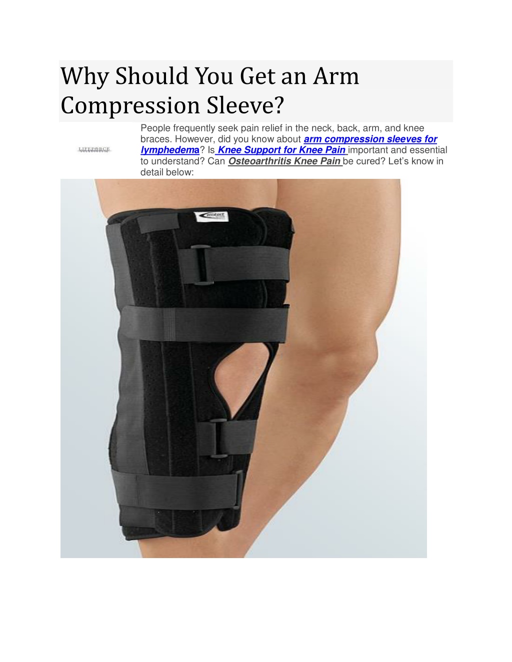 PPT When should you wear compression arm sleeves PowerPoint