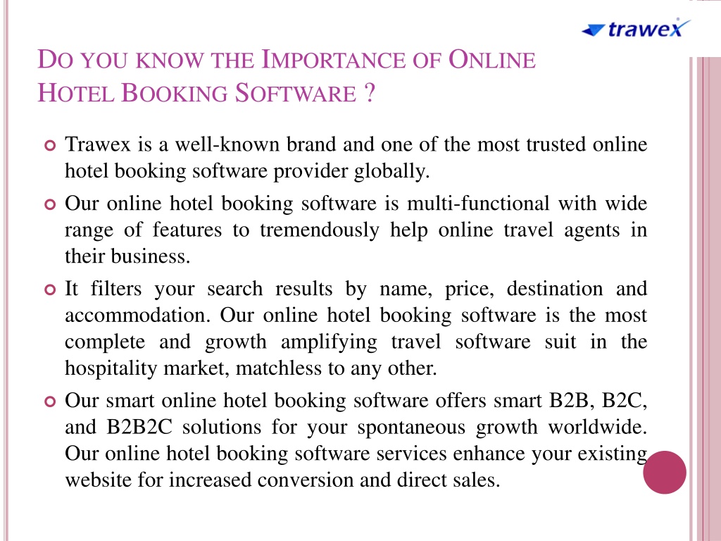 PPT - Online Hotel Booking Software PowerPoint Presentation, Free ...