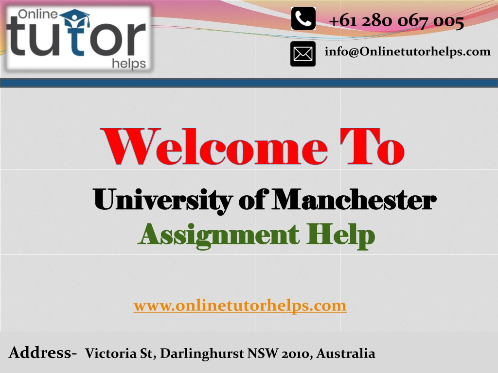 university of manchester essay writing guide