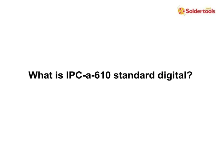 ipc 610 standard pdf