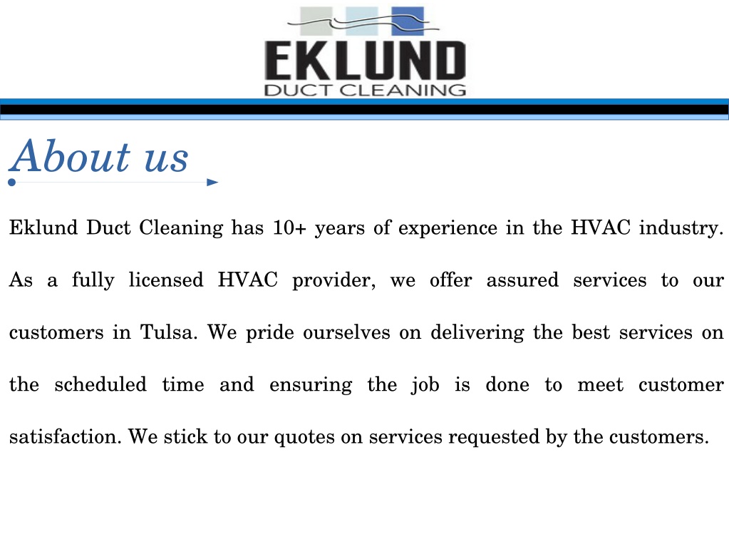 PPT vent cleaning tulsa PowerPoint Presentation, free download ID