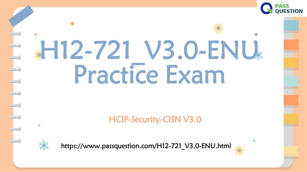 PPT - H12-721_V3.0-ENU HCIP-Security-CISN V3.0 Exam Questions Sns-Brigh10