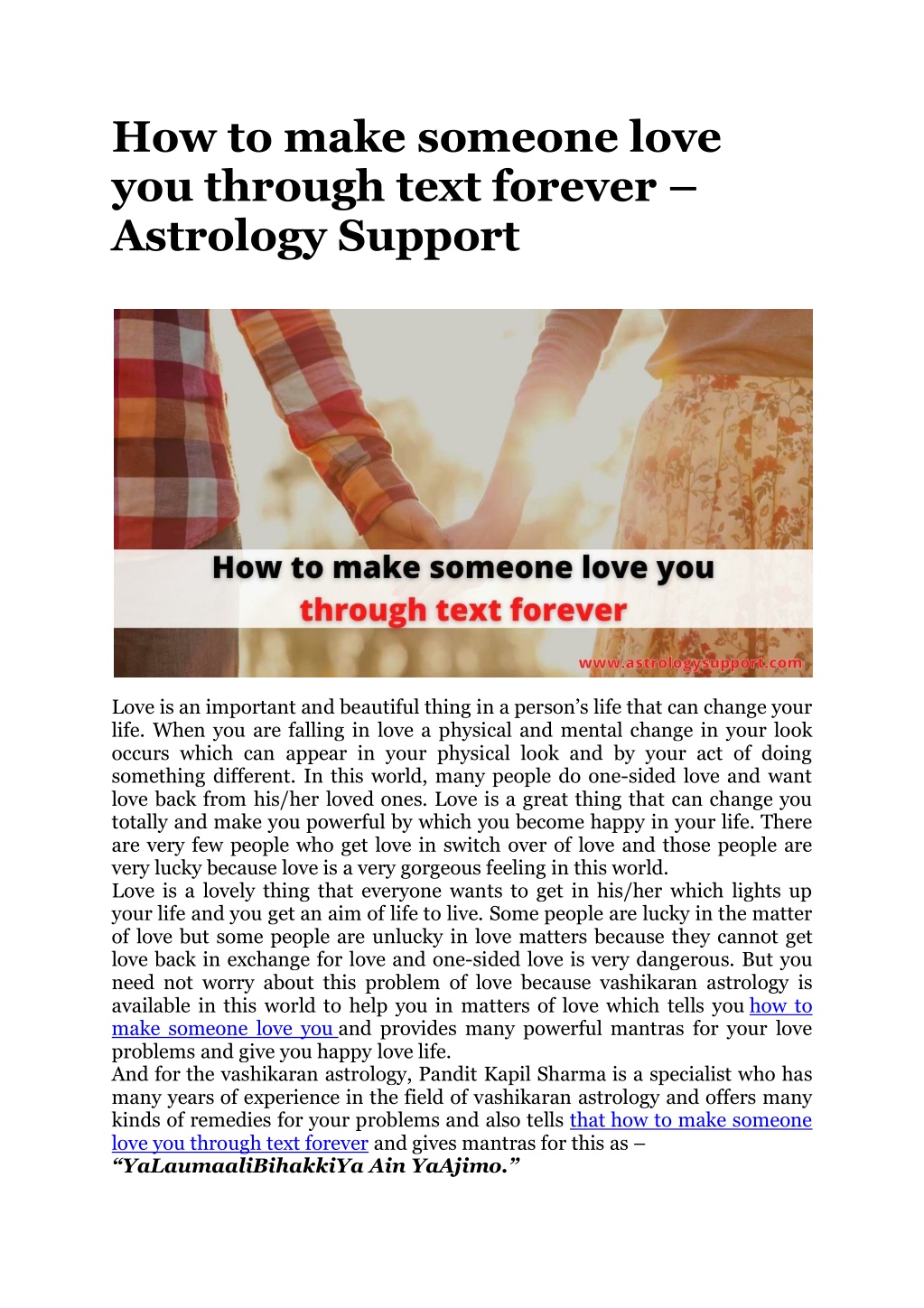 PPT How to make someone love you through text forever Astrology