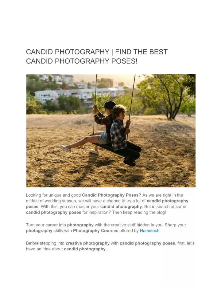 essay on candid photography