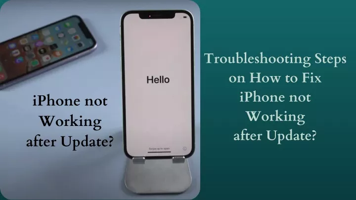 PPT - How to Fix iPhone not Working after Update? PowerPoint