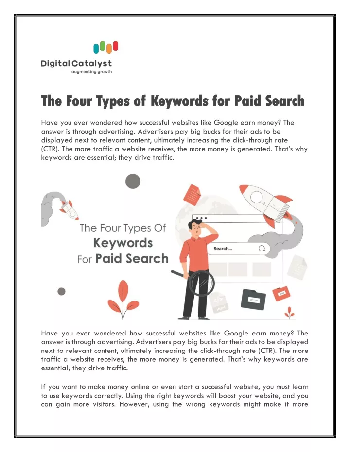 ppt-the-four-types-of-keywords-for-paid-search-powerpoint