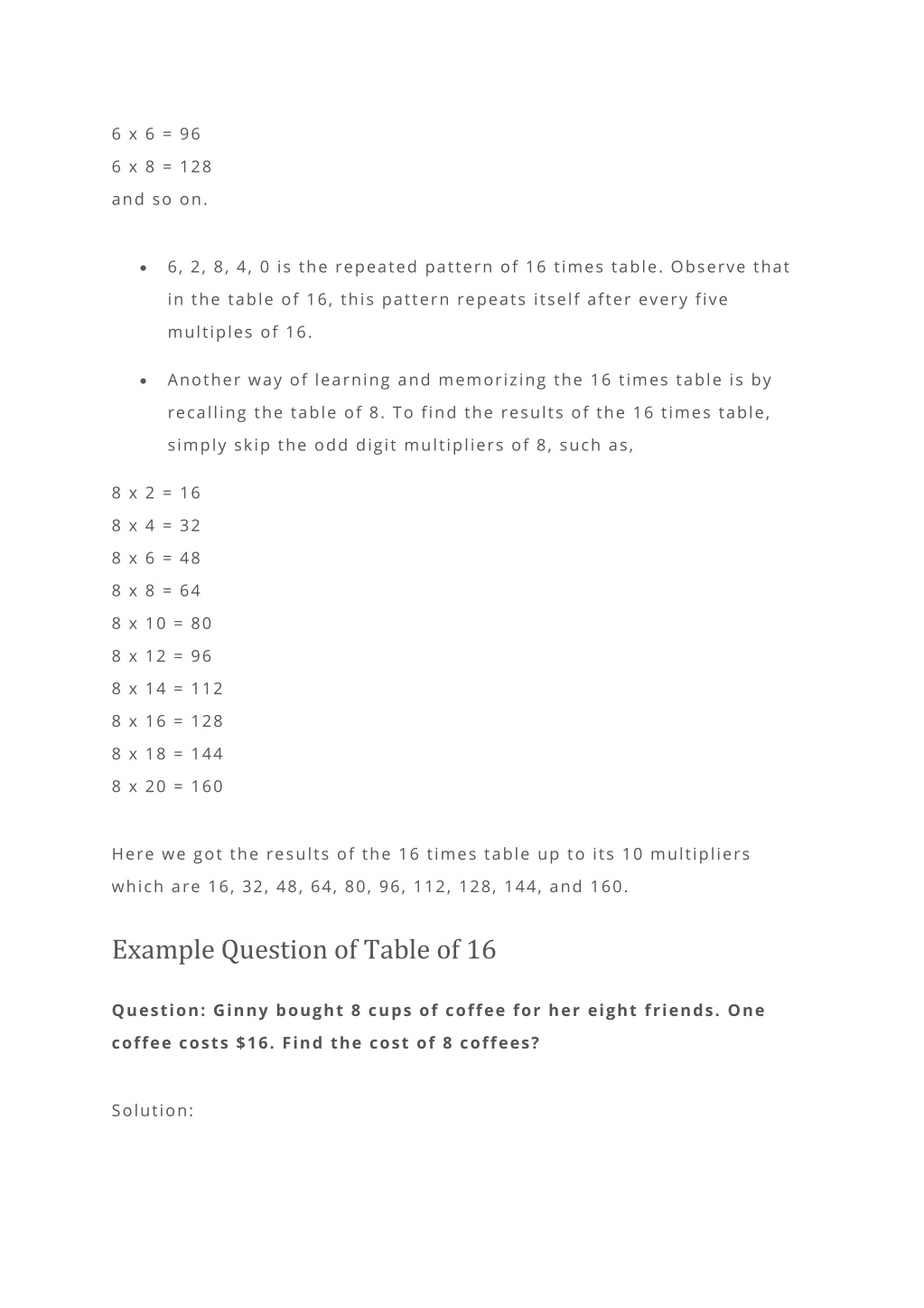 PPT - Multiplication Table of 16 PowerPoint Presentation, free download ...