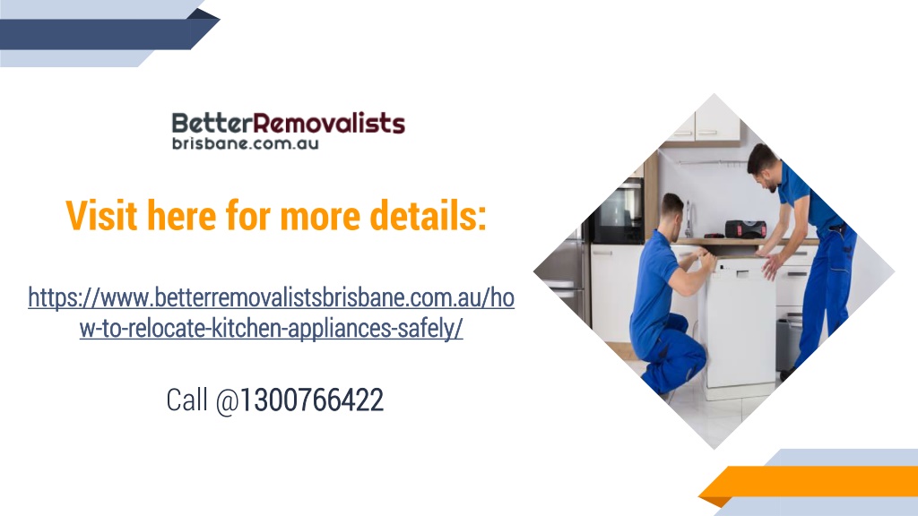 PPT How To Relocate Kitchen Appliances Safely? PowerPoint Presentation ID11413826