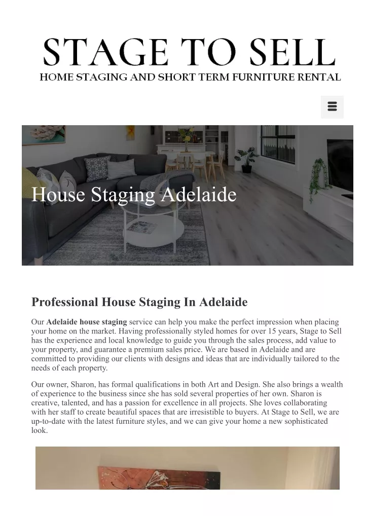 house staging presentation