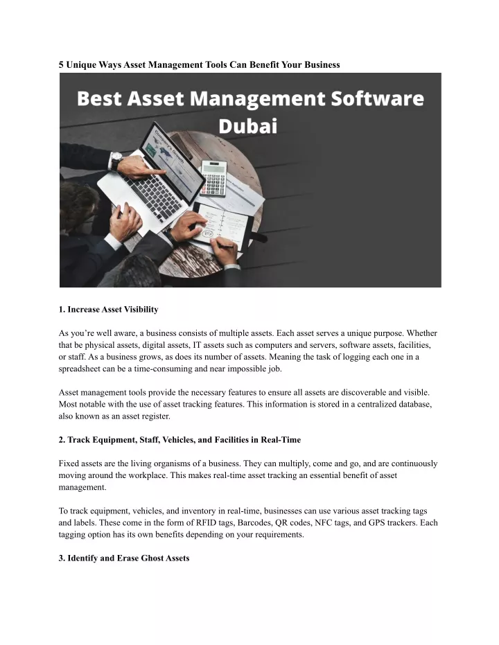 PPT - Best Asset Management Software Dubai PowerPoint Presentation